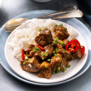 Longbush Pork adobo w. Coconut rice (GF)